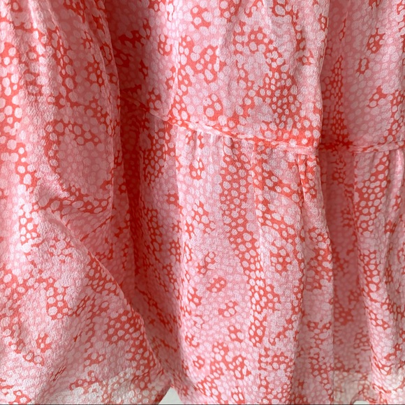 DVF Silk Baylee Layered Coral Tank Top—SZ. Sm - Picture 14 of 16